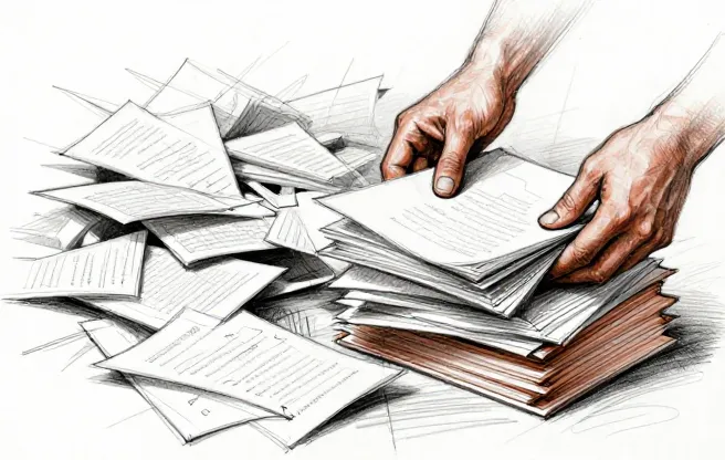 A filing cabinet with neatly organized folders, representing structured business data