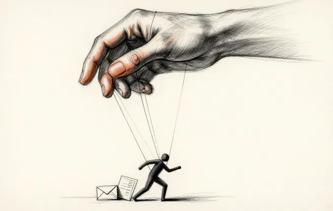 A simple diagram showing an AI agent connecting different business tools