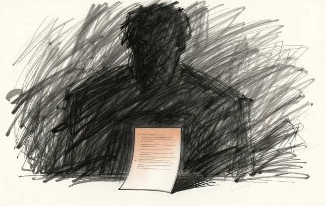 A stack of documents next to a laptop on a clean desk, representing regulation and business compliance